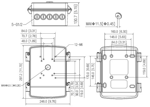 UCHWYT KAMERY PFA6400S DAHUA UCHWYT KAMERY PFA6400S DAHUA