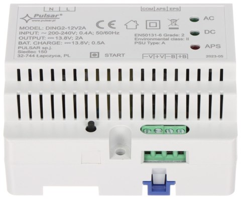 ZASILACZ BUFOROWY IMPULSOWY DING2-12V2A PULSAR ZASILACZ BUFOROWY IMPULSOWY DING2-12V2A PULSAR
