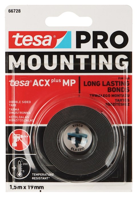 DWUSTRONNA TAŚMA MONTAŻOWA MOUNTING-PRO/ACX/1.5X19 TESA DWUSTRONNA TAŚMA MONTAŻOWA MOUNTING-PRO/ACX/1.5X19 TESA