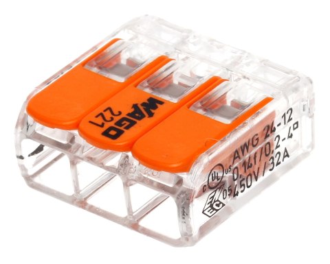 KOSTKA ELEKTRYCZNA WAGO-221-413*P50 KOSTKA ELEKTRYCZNA WAGO-221-413*P50