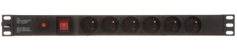 LISTWA ZASILAJĄCA PD-6/R-OP LISTWA ZASILAJĄCA PD-6/R-OP