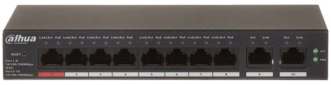 SWITCH POE CS4010-8GT-110 8-PORTOWY DAHUA SWITCH POE CS4010-8GT-110 8-PORTOWY DAHUA