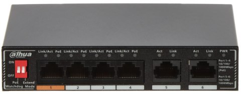 SWITCH POE SG1006P 4-PORTOWY DAHUA SWITCH POE SG1006P 4-PORTOWY DAHUA