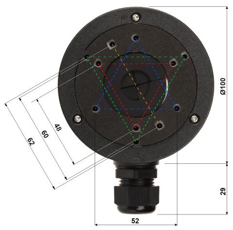 UCHWYT KAMERY DS-1280ZJ-XS(BLACK) Hikvision UCHWYT KAMERY DS-1280ZJ-XS(BLACK) Hikvision