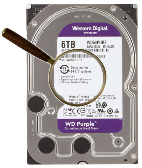 DYSK DO REJESTRATORA HDD-WD64PURZ 6TB 24/7 WESTERN DIGITAL DYSK DO REJESTRATORA HDD-WD64PURZ 6TB 24/7 WESTERN DIGITAL