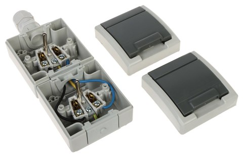 GNIAZDO NATYNKOWE PODWÓJNE AQUANT-G2/V2/EPN 230 V AC 16 A IP65 Elektro-Plast GNIAZDO NATYNKOWE PODWÓJNE AQUANT-G2/V2/EPN 230 V AC 16 A IP65 Elektro-Plast