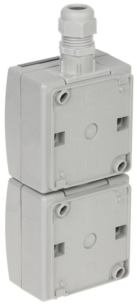GNIAZDO NATYNKOWE PODWÓJNE AQUANT-G2/V2/EPN 230 V AC 16 A IP65 Elektro-Plast GNIAZDO NATYNKOWE PODWÓJNE AQUANT-G2/V2/EPN 230 V AC 16 A IP65 Elektro-Plast