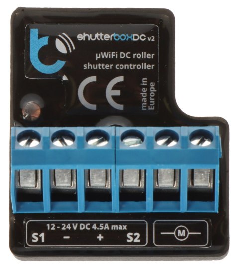 INTELIGENTNY STEROWNIK ROLET SHUTTERBOX-DC-V2/BLEBOX Wi-Fi, 12 ... 24 V DC INTELIGENTNY STEROWNIK ROLET SHUTTERBOX-DC-V2/BLEBOX Wi-Fi, 12 ... 24 V DC