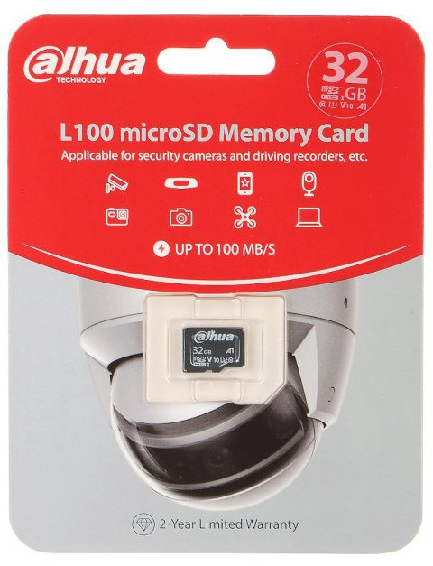 KARTA PAMIĘCI TF-L100-32GB microSD UHS-I, SDHC 32 GB DAHUA KARTA PAMIĘCI TF-L100-32GB microSD UHS-I, SDHC 32 GB DAHUA
