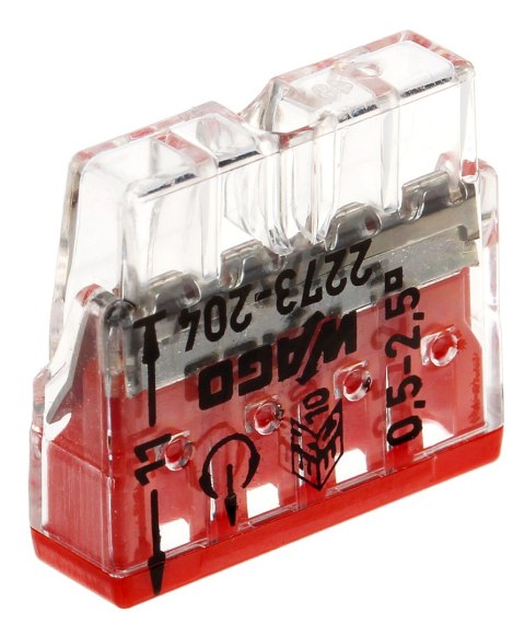 KOSTKA ELEKTRYCZNA WAGO-2273-204*P12 KOSTKA ELEKTRYCZNA WAGO-2273-204*P12