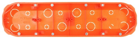 PUSZKA PODTYNKOWA POCZWÓRNA PK-4X60/K-G/EPN Elektro-Plast PUSZKA PODTYNKOWA POCZWÓRNA PK-4X60/K-G/EPN Elektro-Plast