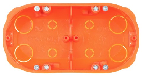 PUSZKA PODTYNKOWA PODWÓJNA PK-2X60/K-G/EPN Elektro-Plast PUSZKA PODTYNKOWA PODWÓJNA PK-2X60/K-G/EPN Elektro-Plast