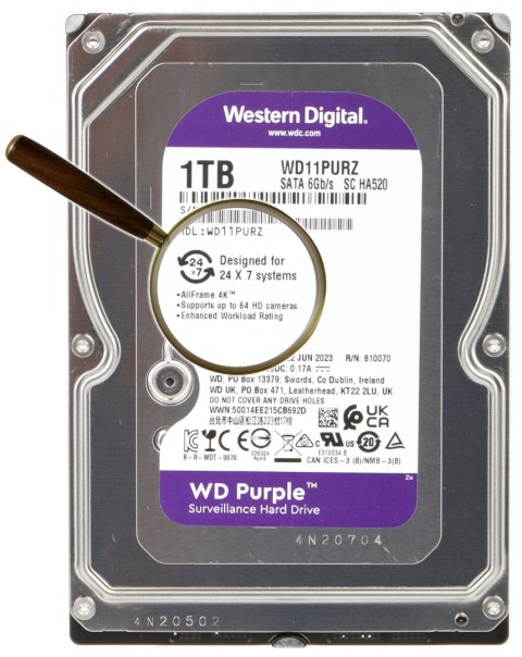 DYSK DO REJESTRATORA HDD-WD11PURZ 1TB 24/7 WESTERN DIGITAL DYSK DO REJESTRATORA HDD-WD11PURZ 1TB 24/7 WESTERN DIGITAL