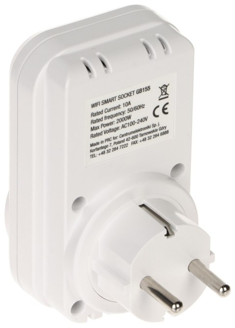 INTELIGENTNE GNIAZDO ELEKTRYCZNE GB-155G 2300 W GreenBlue INTELIGENTNE GNIAZDO ELEKTRYCZNE GB-155G 2300 W GreenBlue