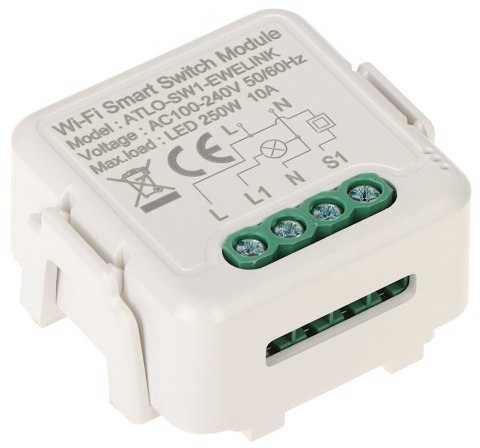 INTELIGENTNY STEROWNIK OŚWIETLENIA LED ATLO-SW1-EWELINK Wi-Fi, eWeLink INTELIGENTNY STEROWNIK OŚWIETLENIA LED ATLO-SW1-EWELINK Wi-Fi, eWeLink
