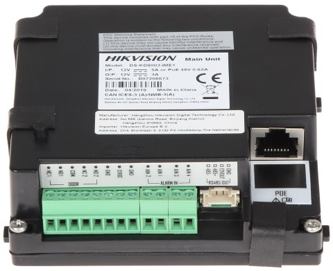 MODUŁ WIDEODOMOFONU DS-KD8003-IME1(B)/SURFACE/EU Hikvision MODUŁ WIDEODOMOFONU DS-KD8003-IME1(B)/SURFACE/EU Hikvision