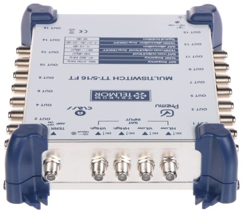 MULTISWITCH TT-5/16-FT-PREMU 5 WEJŚĆ/16 WYJŚĆ TELMOR MULTISWITCH TT-5/16-FT-PREMU 5 WEJŚĆ/16 WYJŚĆ TELMOR