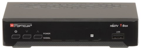TUNER CYFROWY HD DVB-T/DVB-T2 T-BOX H.265/HEVC HbbTV OPTICUM TUNER CYFROWY HD DVB-T/DVB-T2 T-BOX H.265/HEVC HbbTV OPTICUM