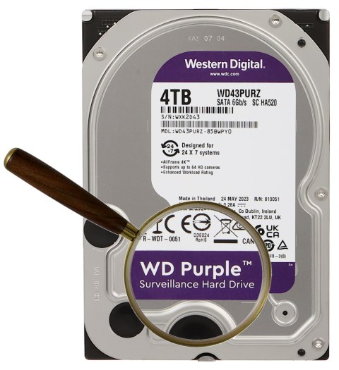 DYSK DO REJESTRATORA HDD-WD43PURZ 4TB 24/7 WESTERN DIGITAL DYSK DO REJESTRATORA HDD-WD43PURZ 4TB 24/7 WESTERN DIGITAL