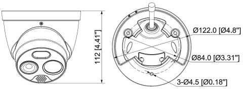 HYBRYDOWA KAMERA TERMOWIZYJNA IP TPC-DF1241-B3F4-S2 3.5 mm - 960p, 4 mm - 4 Mpx DAHUA HYBRYDOWA KAMERA TERMOWIZYJNA IP TPC-DF1241-B3F4-S2 3.5 mm - 960p, 4 mm - 4 Mpx DAHUA