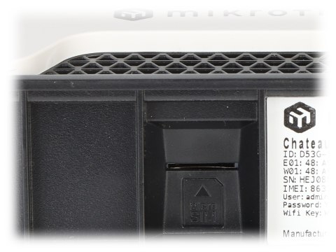 PUNKT DOSTĘPOWY 4G+ LTE Cat. 6 +ROUTER RBD53G-5ACD2HND-LTE6 Chateau LTE6, Wi-Fi 5, 2.4 GHz, 5 GHz, 300 Mb/s + 867 Mb/s MIKROTIK PUNKT DOSTĘPOWY 4G+ LTE Cat. 6 +ROUTER RBD53G-5ACD2HND-LTE6 Chateau LTE6, Wi-Fi 5, 2.4 GHz, 5 GHz, 300 Mb/s + 867 Mb/s MIKROTIK