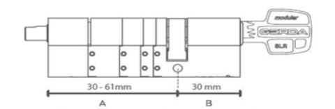 WKŁADKA MODUŁOWA ZAMKA GERDA-SLR/306130/A Tedee GERDA WKŁADKA MODUŁOWA ZAMKA GERDA-SLR/306130/A Tedee GERDA