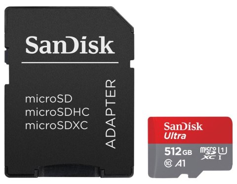 KARTA PAMIĘCI SD-MICRO-10/512-SANDISK microSD UHS-I, SDXC 512 GB SANDISK KARTA PAMIĘCI SD-MICRO-10/512-SANDISK microSD UHS-I, SDXC 512 GB SANDISK