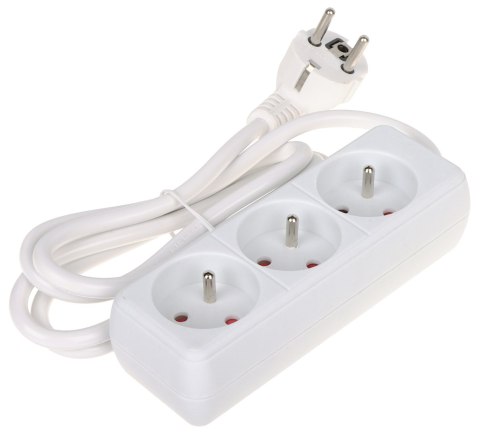 LISTWA ZASILAJĄCA PR-1.5M-3G/W (3 GNIAZDA) 1.3 m LISTWA ZASILAJĄCA PR-1.5M-3G/W (3 GNIAZDA) 1.3 m