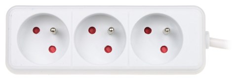 LISTWA ZASILAJĄCA PR-1.5M-3G/W (3 GNIAZDA) 1.3 m LISTWA ZASILAJĄCA PR-1.5M-3G/W (3 GNIAZDA) 1.3 m