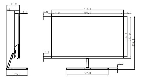 MONITOR VGA, HDMI, AUDIO LM27-B200S 27 " DAHUA MONITOR VGA, HDMI, AUDIO LM27-B200S 27 " DAHUA