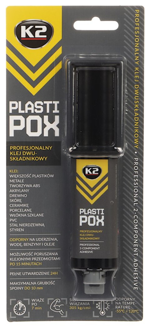 PROFESJONALNY KLEJ DWUSKŁADNIKOWY K2-PLASTIPOX/25G TUBKA 25 g K2 PROFESJONALNY KLEJ DWUSKŁADNIKOWY K2-PLASTIPOX/25G TUBKA 25 g K2