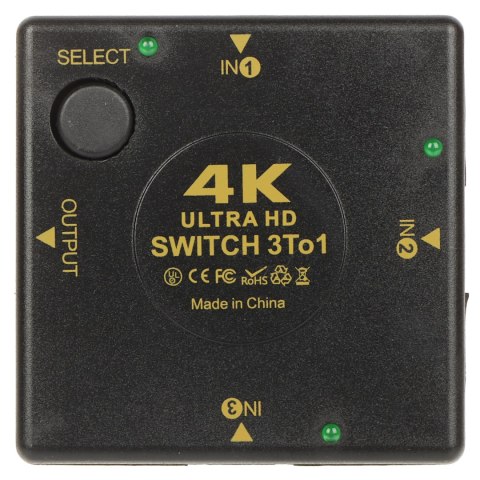 PRZEŁĄCZNIK HDMI-SW-3/1-V1.4B PRZEŁĄCZNIK HDMI-SW-3/1-V1.4B
