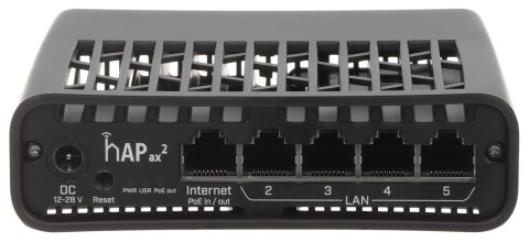 PUNKT DOSTĘPOWY C52IG-5HAXD2HAXD-TC hAP ax², Wi-Fi 6, 2.4 GHz, 5 GHz, 574 Mb/s + 1200 Mb/s MIKROTIK PUNKT DOSTĘPOWY C52IG-5HAXD2HAXD-TC hAP ax², Wi-Fi 6, 2.4 GHz, 5 GHz, 574 Mb/s + 1200 Mb/s MIKROTIK