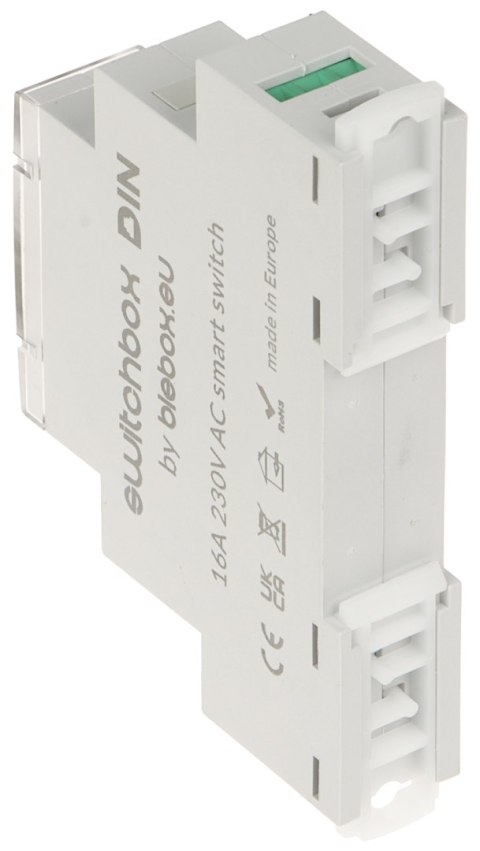 INTELIGENTNY PRZEŁĄCZNIK SWITCHBOX-DIN/BLEBOX Wi-Fi, 230 V AC INTELIGENTNY PRZEŁĄCZNIK SWITCHBOX-DIN/BLEBOX Wi-Fi, 230 V AC