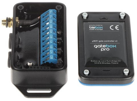 INTELIGENTNY STEROWNIK BRAM I DRZWI GATEBOX-PRO/BLEBOX Wi-Fi, 12 ... 24 V DC/AC INTELIGENTNY STEROWNIK BRAM I DRZWI GATEBOX-PRO/BLEBOX Wi-Fi, 12 ... 24 V DC/AC