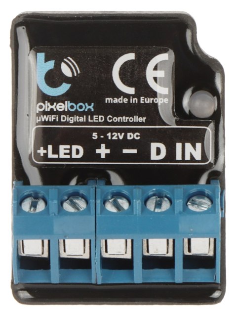 INTELIGENTNY STEROWNIK OŚWIETLENIA LED PIXELBOX/BLEBOX Wi-Fi, 5 ... 12 V DC INTELIGENTNY STEROWNIK OŚWIETLENIA LED PIXELBOX/BLEBOX Wi-Fi, 5 ... 12 V DC
