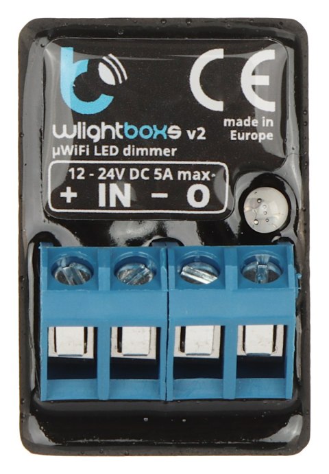 INTELIGENTNY STEROWNIK OŚWIETLENIA LED WLIGHTBOX-S-V2/BLEBOX Wi-Fi, 12 ... 24 V DC INTELIGENTNY STEROWNIK OŚWIETLENIA LED WLIGHTBOX-S-V2/BLEBOX Wi-Fi, 12 ... 24 V DC
