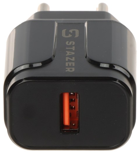 ŁADOWARKA SIECIOWA USB 5V/3A/USB-QUICK3.0/B STAZER ŁADOWARKA SIECIOWA USB 5V/3A/USB-QUICK3.0/B STAZER