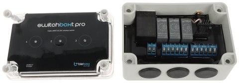 POTRÓJNY INTELIGENTNY PRZEŁĄCZNIK SWITCHBOX-T-PRO/BLEBOX Wi-Fi, 230 V AC POTRÓJNY INTELIGENTNY PRZEŁĄCZNIK SWITCHBOX-T-PRO/BLEBOX Wi-Fi, 230 V AC