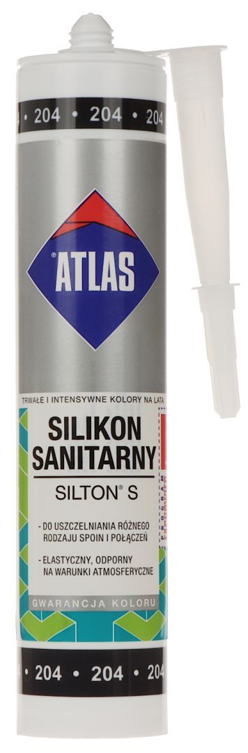SILIKON SANITARNY SIL-S280-B/ATLAS SILTON S KARTUSZ 280 ml CZARNY SILIKON SANITARNY SIL-S280-B/ATLAS SILTON S KARTUSZ 280 ml CZARNY