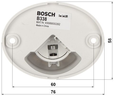 UCHWYT DO CZUJEK RUCHU B338 BOSCH UCHWYT DO CZUJEK RUCHU B338 BOSCH