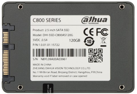 DYSK SSD SSD-C800AS120G 120 GB 2.5 " DAHUA DYSK SSD SSD-C800AS120G 120 GB 2.5 " DAHUA