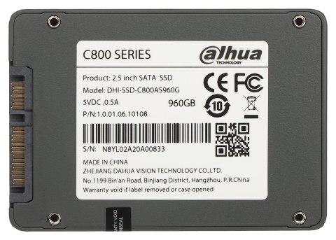 DYSK SSD SSD-C800AS960G 960 GB 2.5 " DAHUA DYSK SSD SSD-C800AS960G 960 GB 2.5 " DAHUA