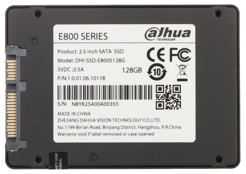DYSK SSD SSD-E800S128G 128 GB 2.5 " DAHUA DYSK SSD SSD-E800S128G 128 GB 2.5 " DAHUA