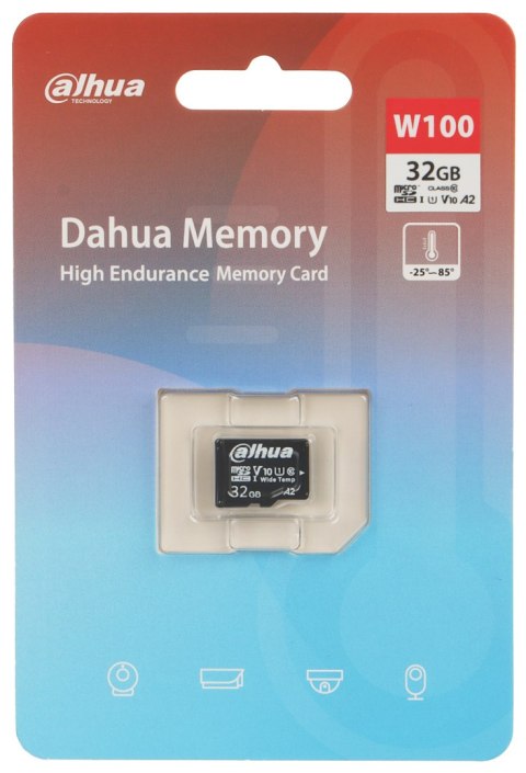 KARTA PAMIĘCI TF-W100-32GB microSD UHS-I, SDHC 32 GB DAHUA KARTA PAMIĘCI TF-W100-32GB microSD UHS-I, SDHC 32 GB DAHUA