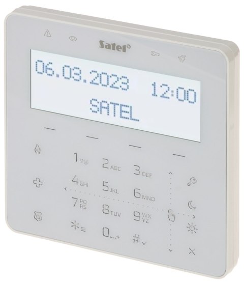 KLAWIATURA SENSORYCZNA DO CENTRALI ALARMOWEJ INT-KSG2R-W SATEL KLAWIATURA SENSORYCZNA DO CENTRALI ALARMOWEJ INT-KSG2R-W SATEL
