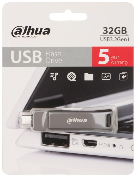 PENDRIVE USB-P629-32-32GB 32 GB USB 3.2 Gen 1 DAHUA PENDRIVE USB-P629-32-32GB 32 GB USB 3.2 Gen 1 DAHUA