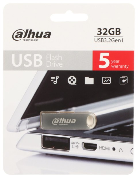PENDRIVE USB-U106-30-32GB 32 GB USB 3.2 Gen 1 DAHUA PENDRIVE USB-U106-30-32GB 32 GB USB 3.2 Gen 1 DAHUA