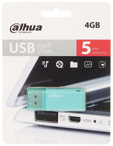 PENDRIVE USB-U126-20-4GB 4 GB USB 2.0 DAHUA PENDRIVE USB-U126-20-4GB 4 GB USB 2.0 DAHUA