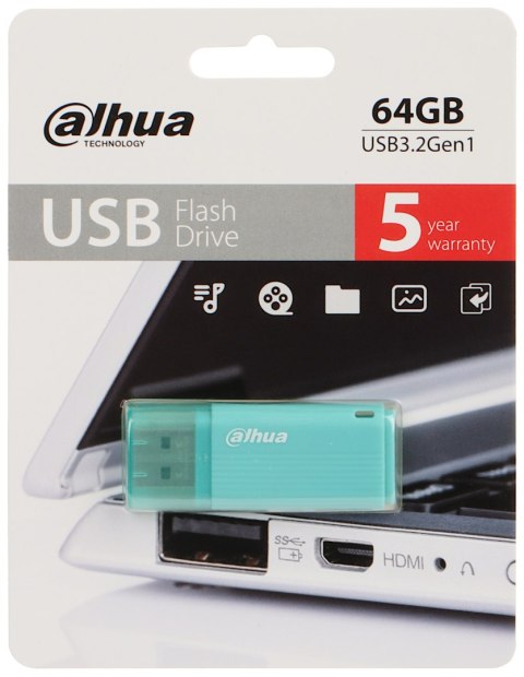 PENDRIVE USB-U126-30-64GB 64 GB USB 3.2 Gen 1 DAHUA PENDRIVE USB-U126-30-64GB 64 GB USB 3.2 Gen 1 DAHUA